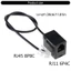 Dây chuyển đổi điện thoại Yoo Cáp kết nối chuyển đổi RJ45 sang RJ11 cho Modem