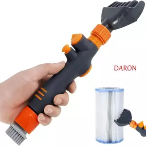 DARON Spa Filter Clean Brush, Nhựa Đa Năng Bể Bơi Cartridge Cleaner, Spa Filter Wash Cầm Tay Di Động Loại Bỏ Mảnh Vỡ Bồn Tắm Nước Nóng Dụng Cụ Vệ Sinh Bàn Chải Sạch