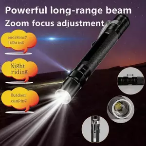 Đèn Pin LED Sáng XPE Cầm Tay Mini, 1 / 2 Chiếc, Chất Liệu Hợp Kim Nhôm, Chống Thấm Nước, Đèn Móc Chìa Khóa
