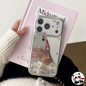 Gương Bạc Ngôi Sao Dễ Thương Ốp Lưng Điện Thoại Huawei Nova 15 14 13 12 Ultra Lite Pura 80 70 P60 Art Mate 80 Pro Max 70 Air 60 50 Pro Plus Vỏ Mềm Phong Cách Ins