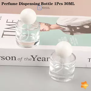 Chai nước hoa rỗng thủy tinh 30ml Chai phụ hình trụ Du lịch Hộp đựng nước hoa di động Chai mẫu mới