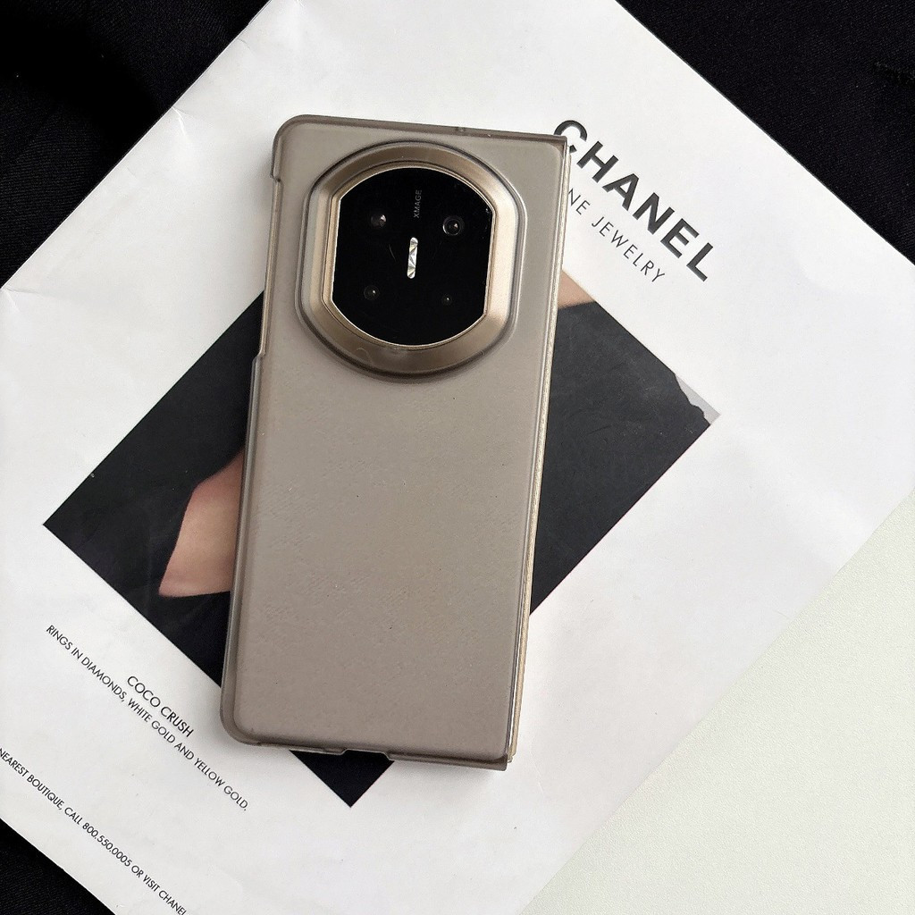 Dành cho Ốp điện thoại màn hình gập phiên bản sưu tập Huawei Mate X7 x6 màu trơn nhỏ gọn trong suốt siêu mỏng hộp cứng x3 / x5