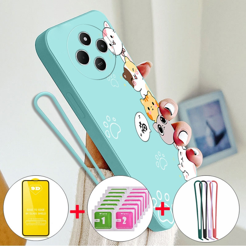 Ốp Lưng Cho redmi note 15 Pro 15C 15a A5 a7 Pro POCO C85X M8 PRO c71 5G Vỏ Điện Thoại Vỏ Mềm Silicon Lỏng Chống Sốc Thiết Kế Mới Thẩm Mỹ Hoạt Hình Mèo Dễ Thương YTMDZMM01