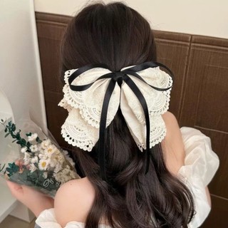Kovoi - Phụ Kiện tóc Bohemian ngọt ngào, ren đẹp với nơ đuôi ngựa, phong cách phương tây cao cấp