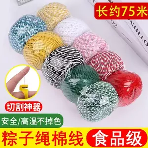 Khuyến mãi toàn bộ cửa hàng Dây Zongzi Dây mười cuộn Zongzi sợi đặc biệt Dây buộc thực phẩm Dây buộc cua Sáp sợi bông Zongzi [Dây gói Zongzi Dây mười cuộn Gói Zongzi Sợi đặc biệt Chất lượng tốt Giá rẻ