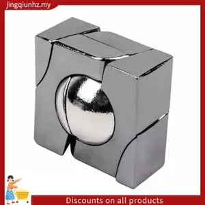 Brain Teaser Xếp Hình 3D Mở Khóa Đồ Chơi Giải Nén Cho Người Lớn Trẻ Em Trò Chơi Thử Thách IQ Kim Loại Xếp Hình Đồ Chơi Giáo Dục