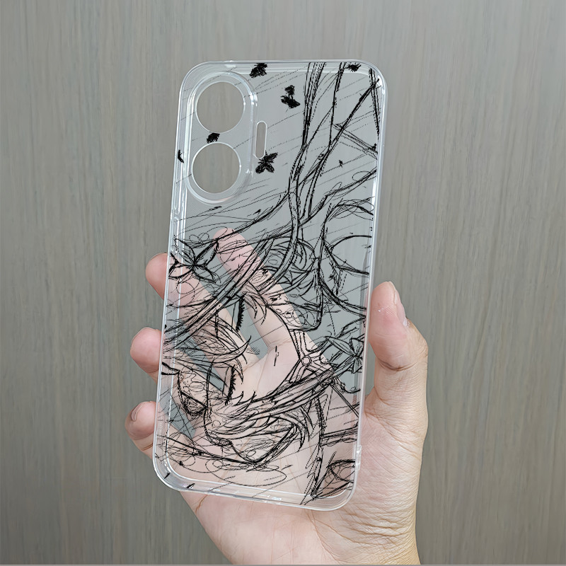 Dành Cho Poco X8 Pro X7 X6 F8 F7 Turbo 5 Max Turbo 4 Pro Mỏng Mềm TPU Gió hú Sóng "" The Shorekeeper "Vỏ Điện Thoại / Note 15 Pro / 14 / 13 Mi 15T 14T K90 K80 Vỏ Bảo Vệ Camera Redmi