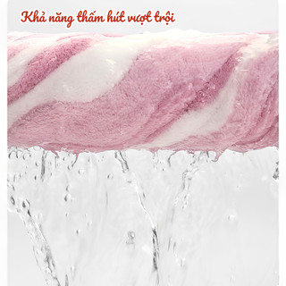 Khăn Tắm Nhung San Hô Cao Cấp Siêu Thấm Hút MAISON, Khăn Lau Người Thấm Hút Nhanh Không Xơ Rụng Lông
