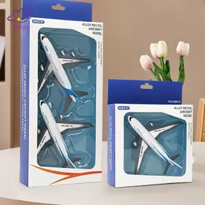 HFTOY 1 / 2 Chiếc Quán Tính Máy Bay Đồ Chơi Máy Bay Trẻ Em Mô Phỏng Hợp Kim Kéo Ba Máy Bay Đồ Chơi Mô Hình Bé Trai Quà Tặng Trang Trí Máy Tính Để Bàn ~