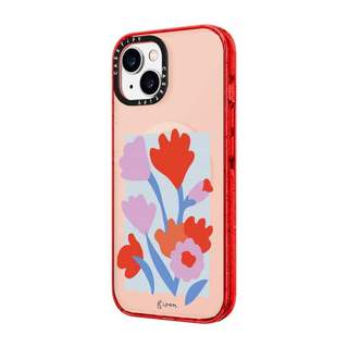CASECASE X Thẻ Hoa Cam / Đỏ / Perri Bộ Sưu Tập Kẹo Tím Màu Trong Suốt Cứng Từ Tính Hút Tác Động Dành Cho Apple IPhone 13 14 15 16 17Pro Max Plus Có Hộp