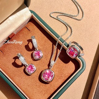 Đá quý aquamarine đính kim cương nhiều màu sắc, phù hợp với nữ