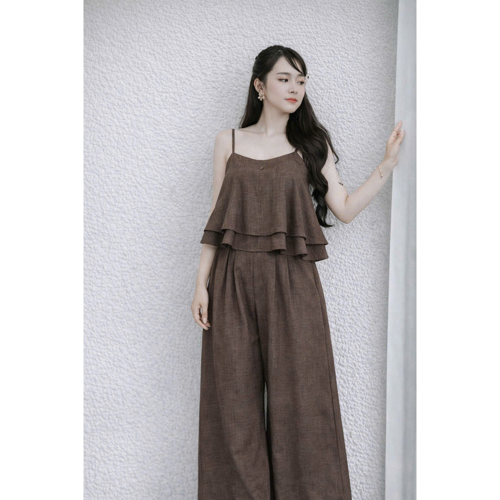 Set Đũi Nữ 2 DÂY Quần Suông DÀI Xinh Xắn Thời Trang Thiết Kế CỰC ĐẸP