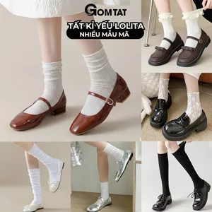 Tất lolita chụp kỷ yếu nữ sinh mùa hè GOMTAT kiểu dáng tiểu thư phối nhiều outfit vintage