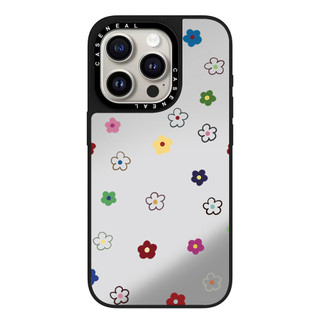 CASENEAL Hoa Nhiều Màu Sắc Gương Chất Lượng Cao Ốp Lưng Điện Thoại Thích Hợp Cho iPhone 17ProMax 17pro 17 air 16promax 16 15promax 15 14promax 13 13promax Ốp Lưng Cứng Chống Rơi Thời Trang