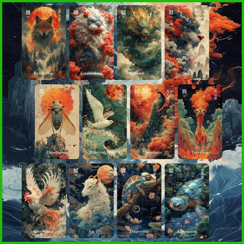 Oracle Decks Trò chơi bảng truyền cảm hứng Biểu hiện Thẻ Oracle dành cho sự nghiệp Tiệc sinh nhật tốt nghiệp saixit2vn