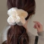 Ngọc Trai Organza Scrunchy - Phụ Kiện Tóc Thời Trang 2025