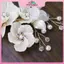 MYPANDA Kẹp Tóc Handmade Ngọc Trai và Kim Cương Giả, Phụ Kiện Cô Dâu Charming