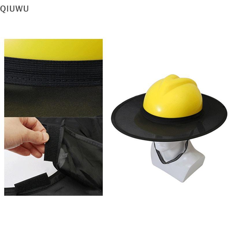 QIUWU Mũ Cứng Che Bóng Phụ Kiện Ngoài Trời Mũ Chống Nắng Mũ Cứng Xây Dựng An Toàn Phản Quang Mũ Cứng Bộ Chống Nắng Mùa Hè.