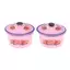 2 Chiếc Nhà Búp Bê Thu Nhỏ Hoài Cổ Cuộc Sống Cảnh Trang Trí Men Lưu Vực Phụ Kiện Búp Bê Đồ Chơi [Mới]