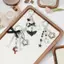 Mặt dây chuyền móc khóa hình nhện tình yêu Gothic đơn giản thời trang dành cho nữ Cô gái Phụ kiện trang trí Bapa tinh tế Quà tặng [mới]
