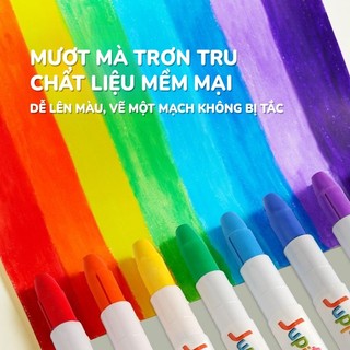 Màu sáp dầu cao cấp cho học sinh, bộ 36/48 màu tươi sáng, hỗ trợ vẽ mỹ thuật và các hoạt động DIY sáng tạo