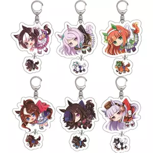 Uma Musume Series Acrylic Móc Khóa 2D Phẳng Acrylic Mặt Dây Hoạt Hình Anime Nhân Vật Túi Charm sonlekvn