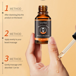 Tinh chất chăm sóc râu Serum SADOER Nam Beard Care Liquid Beard Cream Factory Bán buôn
