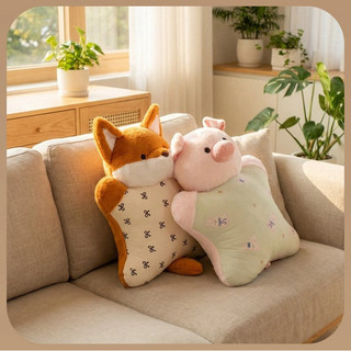 PLUS Dễ thương và có thể bóp được Sở thú Túi đậu giảm căng thẳng Búp bê Đồ chơi sang trọng để thoải mái Đồng hành khi ngủ và làm gối cho quà tặng Giáng sinh hoặc sinh nhật