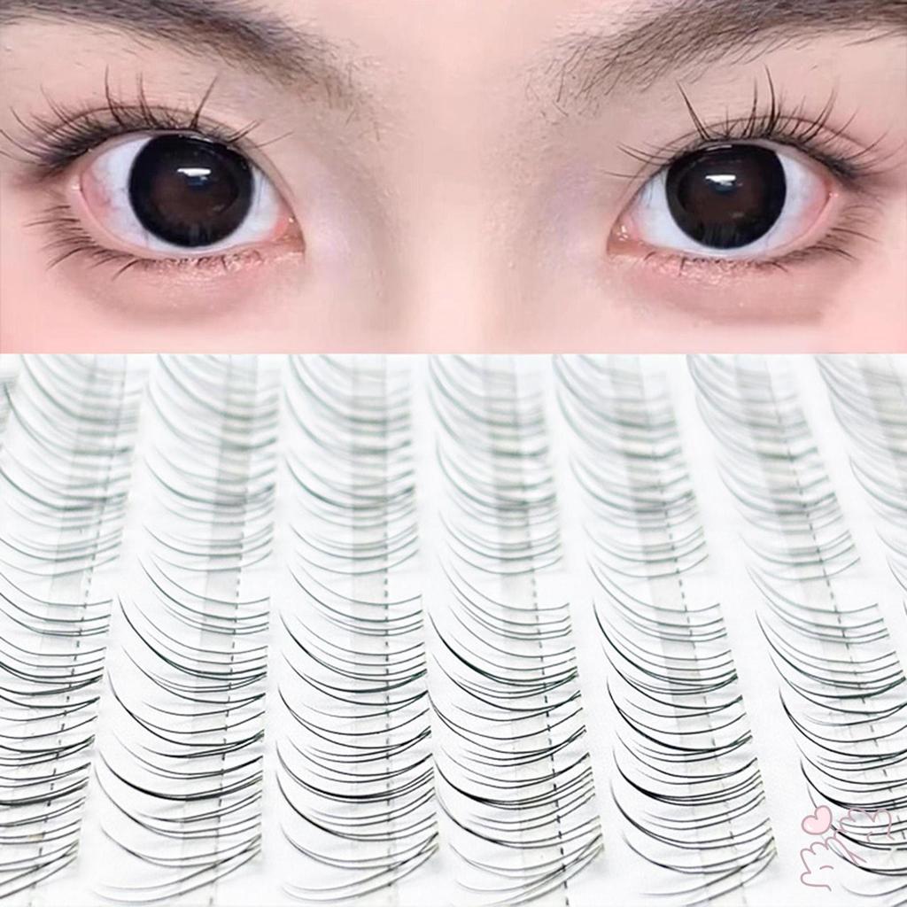 Phong Cách Ánh Sáng Móng Tay Giả Hươu Giả Lông Mi Cho Tự Nhiên C Curl Đen 9-11mm