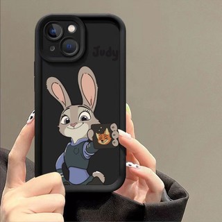 Tương thích với OPPO A18 A38 A58 A78 A79 A98 A57 A77 A77S Ốp Điện Thoại Zootopia Nick Judy Cặp Đôi Silicon Mềm