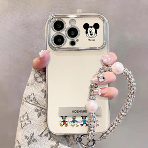 ốp lưng iphone Gia đình Mickey của Disney Cho Iphone 7 xs xr 11 12 13 14 15 16 Pro Max Plus