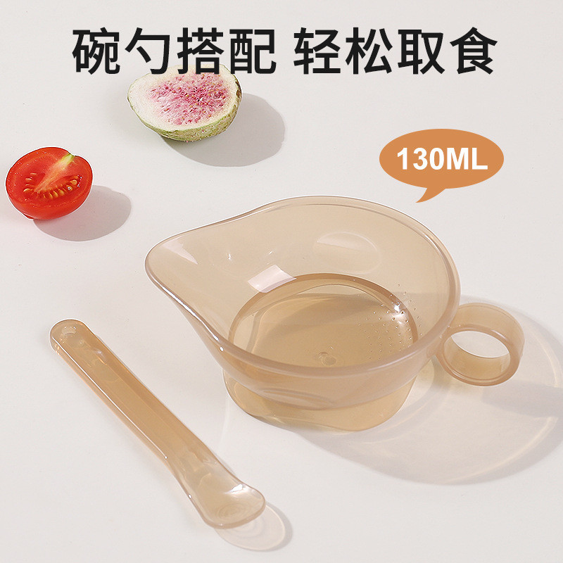 Bé Đại Bàng Miệng Bát Ăn Sơ Sinh Cho Bé Đa Năng Uống Congee Ăn Dụng Cụ Tiện Dụng Vòng Cung Mài Cơm Dán Bổ Sung Bát Thực Phẩm 12.28