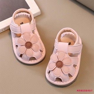 MG-Baby Bé Gái Dép Dễ Thương Mùa Hè Hoa Rỗng Đế Mềm Giày Đi Bộ Cho Bé Sơ Sinh