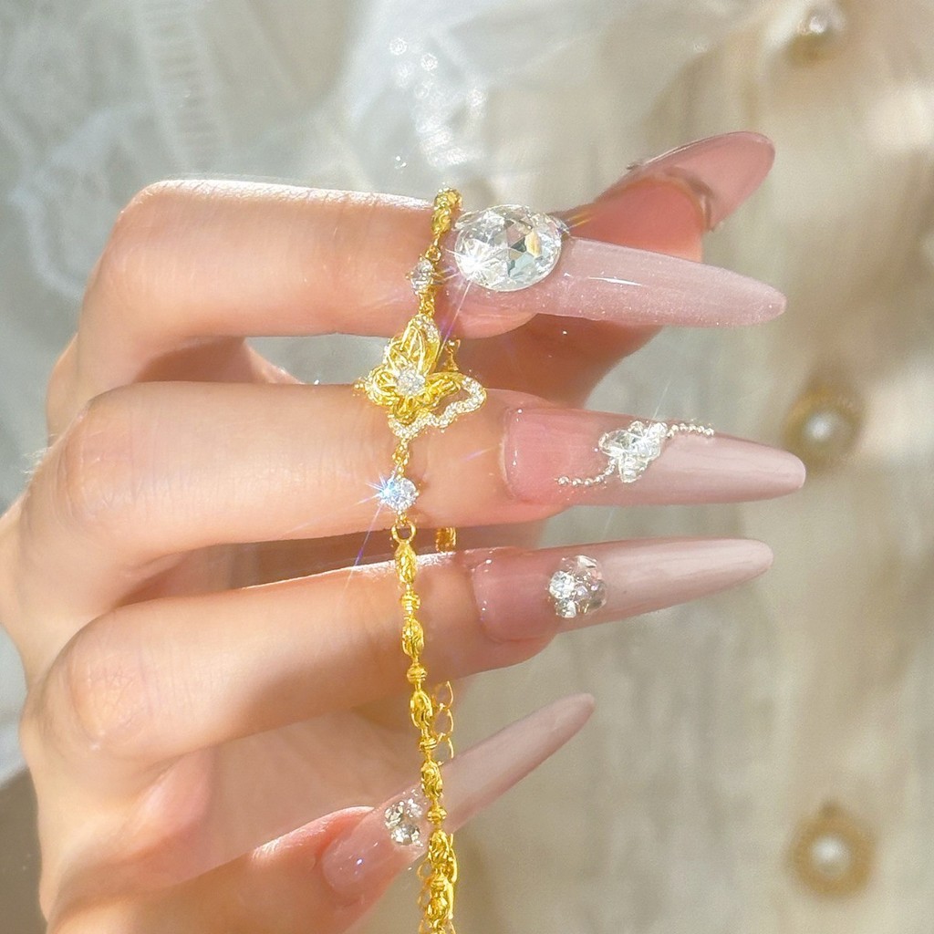Vòng tay bướm ánh sao rỗng thanh lịch dành cho nữ