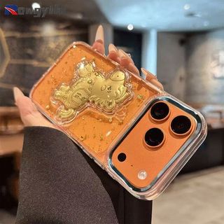 Ốp Điện Thoại Năm Mới Pony Lá Vàng Cho OPPO Reno 15 14 13 12 11 9 Pro 8 5 5K Find X9 X8 Pro X7 X3 Lite Phim Hoạt Hình Dễ Thương Vỏ Ngựa Làm Giàu Khung Kim Loại May Mắn Trong Suốt Mềm Mại