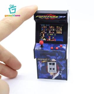 Gamchiano Mini Arcade Máy ABS Retro Mô Phỏng Bảng Điều Khiển Chơi Game Phụ Kiện Đồ Chơi Cho Nhà Búp Bê Thu Nhỏ Tỉ Lệ 1 12