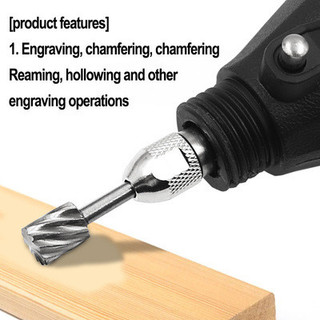 6 Chiếc Thép Vonfram Định Tuyến Bit Burr Dụng Cụ Xoay Dụng Cụ Khắc Xoay Dụng Cụ Phay Cắt Dụng Cụ Khắc Chế Biến Gỗ