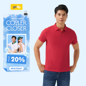 Áo Polo Nam Slimfit Airycool YODY vải mát mẻ mềm mại MCPO25A532
