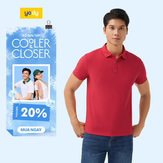 Áo Polo Nam Slimfit Airycool YODY vải mát mẻ mềm mại MCPO25A532