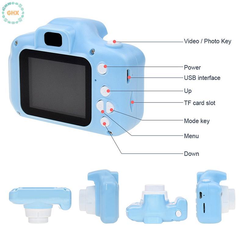 GHX Mini Trẻ Em Camera X2 Kỹ Thuật Số Vintage Camera Đồ Chơi Giáo Dục Trẻ Em Chiếu Video Camera Chụp Ảnh Ngoài Trời Đồ Chơi Quà Tặng VN