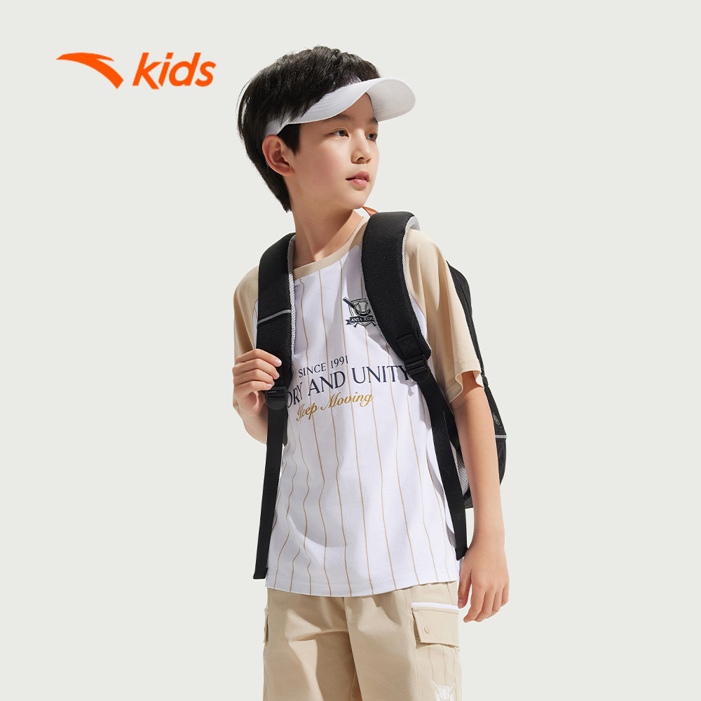 ANTA KIDS Áo Phông Ngắn Tay Bé Trai Năng Động, Thoải Mái 352528134
