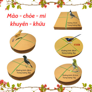 1KG Giấy lót lồng chim tròn đủ kích thước từ 20,5 đến 54cm phù hợp các loại lồng chim cảnh