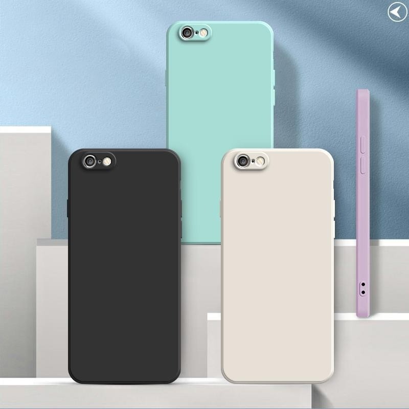 Ốp Lưng Silicon Mềm Cho iPhone 7 8 6 6s Plus SE 2020 2022 Ốp Điện Thoại Chống Sốc Siêu Mỏng Cho iPhone 7Plus 8Plus 6Plus 6sPlus Chất Lỏng Mềm TPU Bảo Vệ