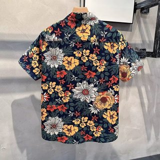 Áo Sơ Mi Nam Hawaii Hoa Tay Ngắn Nam Rời Áo Thường Ngày