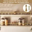 PPY 10 Chiếc Trang Trí Bầu Hình Kệ Đường Sắt Gắn Lavishness Kệ Phụ Kiện Để Bảo Vệ Chai Và Trang Trí Trong Nhà Pu
