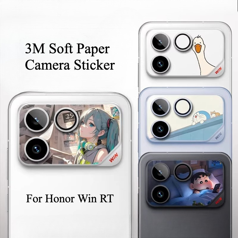 [2 Cái] Phim Dán Giấy Máy Ảnh Mềm In Nhiều Màu Sắc Cho Honor Win RT / Micro Mờ / Chống Trầy Xước Bảo Vệ Camera