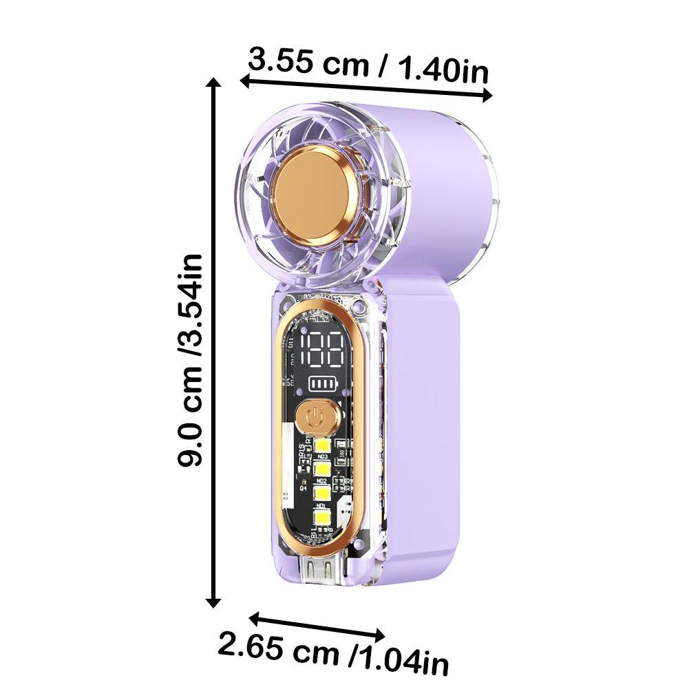 Quạt Mini X699 Sạc Gió Mạnh Công Suất Lớn Quạt Cầm Tay Tốc Độ Cao Làm Lạnh Có Thể Điều Chỉnh Turbo Quạt Cầm Tay Di Động