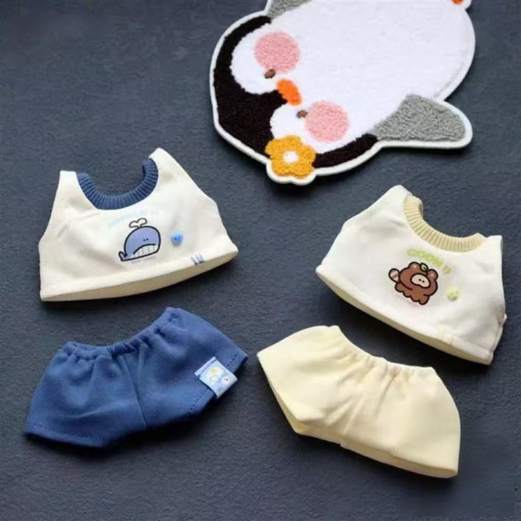 10cm20cm Quần Áo Búp Bê Cotton Nhật Bản Dễ Thương Mềm Mại Dễ Thương Bộ Quần Áo Cho Bé Không Thuộc Tính Búp Bê Quần Áo Thay Thế Gói