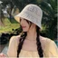 Mũ ngư dân MERIGGIARE, Mũ chống nắng dệt kim có thể gập lại, Mũ chống nắng vành rộng thoáng khí thời trang Mùa hè