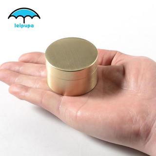 Hộp đựng thuốc bằng đồng Giải pháp lưu trữ bằng đồng để chống bụi Hộp tròn đa năng để trang sức